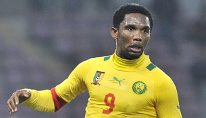 Samuel Eto'o wird bei den WM-Quali-Spielen Kameruns wieder dabei sein