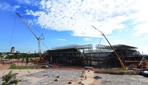 Die Arena Pantanal in Cuiaba wird ein Austragungsort der WM in Brasilien sein