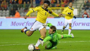 Radamel Falcao hat in der WM-Qualifikation neun Tore für Kolumbien erzielt