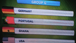 Deutschlands Gruppe bei der WM hat es in sich. Es geht gegen Portugal, Ghana und die USA