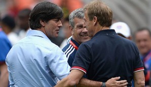 Joachim Löw und Jürgen Klinsmann könnten bei der WM 2014 aufeinandertreffen