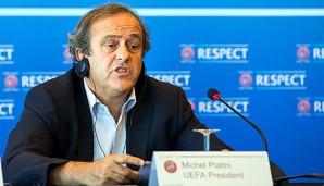 Michel Platini setzte sich auch für eine "Golf-WM" ein
