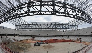 Das Stadio in Curitiba ist noch nicht fertiggestellt
