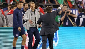 Jürgen Klinsman fand trotz des Unentschiedens Grund zum Lachen