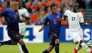 Ghana blieb gegen die Niederlande über weite Strecken der Partie blass