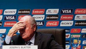 Joseph Blatter hat vor einer "Zerstörung der FIFA" gewarnt