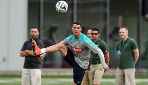 Nur Training, kein Spiel: Cristiano Ronaldo ist noch nicht fit