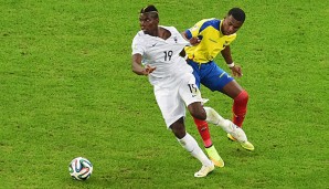 Hier geblieben: Ecuador staubte gegen den französischen Jungbrunnen um Paul Pogba einen Punkt ab
