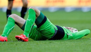 Koen Casteels verletzte sich in der Bundesliga gegen Hertha BSC