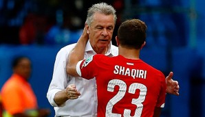 Ottmar Hitzfelds Hoffnungen ruhen auf Xherdan Shaqiri - gegen Honduras traf der Bayern-Star dreimal