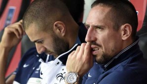 Franck Ribery steht Frankreich wegen Rückenproblemen derzeit nicht zur Verfügung