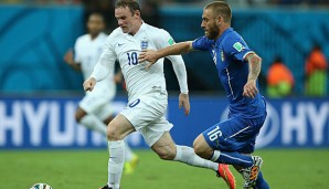 Wayne Rooney bereitete gegen Italien den zwischenzeitlichen Ausgleich vor