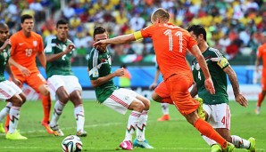 Arjen Robben entschuldigte sich für seine Schwalbe gegen Mexiko