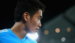 Shinji Kagawa blieb bei seinem WM-Debüt gegen die Elfenbeinküste blass