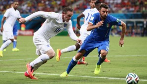 Wayne Rooney und die Engländer mussten sich im ersten Spiel den Italienern geschlagen geben