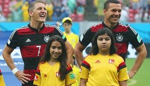 Bastian Schweinsteiger und Lukas Podolski kamen gegen die USA neu ins DFB-Team