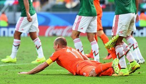 Arjen Robben holte gegen Mexiko einen Elfmeter raus