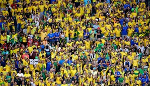 Große Enttäuschung bei den Fans aus Brasilien nach der Niederlage im Halbfinale