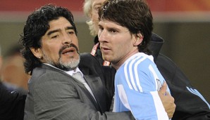 2010 scheiterten Maradona und Messi im Viertelfinale der WM an Deutschland
