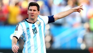 Auf Lionel Messi ruhen die Hoffnungen der Argentinier vor dem Viertelfinale