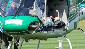 Neymar wurde am Samstag aus dem Teamcamp per Hubschrauber abtransportiert