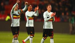 Hazard und Casteels stehen im Kader für Belgien