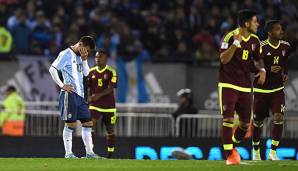 Lionel Messi und Argentinien haben Probleme in der WM-Qualifikation