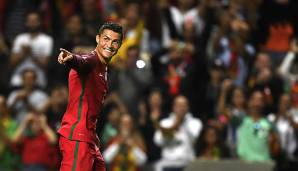 Rang 2: Cristiano Ronaldo (Portugal) - 15 Tore (in 9 Spielen)