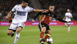 Rang 8: u.a. Eden Hazard (Belgien) - 6 Tore (in 8 Spielen)