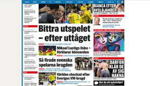 Verwunderlich: Die schwedischen Kollegen vom Expressen gehen auf den Rücktritt von Buffon ein. Dem Sportsmann gegenüber sehr sportsmännisch
