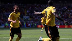Sprühten nur so vor Spielfreude beim belgischen Kantersieg: Eden Hazard und Romelu Lukaku.