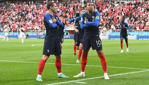 Kylian Mbappe traf für Frankreich zum 1:0 gegen Peru.