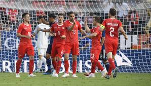 Die Schweiz spielt bei der WM in einer Gruppe mit Brasilien, Costa Rica und Serbien.