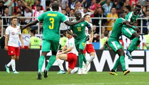 Der Senegal ging gegen Polen mit 1:0 in Führung.