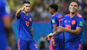James Rodriguez und Kolumbien müssen gegen den Senegal gewinnen.