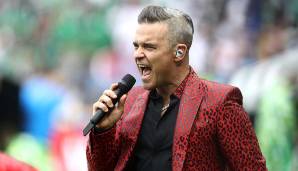 Doch dann kam der große Auftritt von Robbie Williams, der 15 Minuten lang vier seiner größten Hits sang.