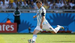 WM 2014: Obwohl Argentinien im Finale gegen Deutschland verlor, wurde Lionel Messi als bester Spieler ausgezeichnet.