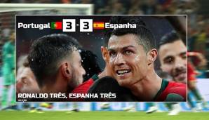 "Ronaldo 3, Spanien 3", fasst A Bola das Spiel knapp zusammen.