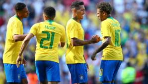 Platz 23: Brasilien - Fagner, Geromel und Cassio sind in Brasilien geblieben. Brasilien Topstars verdienen ihr Geld vornehmlich in Europa.