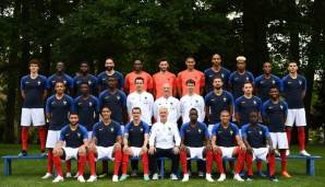 Platz 8: Frankreich - Neun Franzosen im Kader spielen in der Ligue 1. Die Topstars sind allerdings in England und Spanien unterwegs.