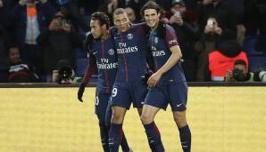 Platz 4, Paris Saint-Germain: 12. Paris' Star-Sturmtrio ist auch in ihren Nationalmannschaften gesetzt. Marquinhos und Thiago Silva könnten die brasilianische Innenverteidigung bilden. Außerdem sind Draxler und Trapp im DFB-Team dabei.