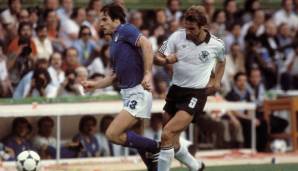 1982 - Deutschland - Italien (1:3): Wolfgang Dremmler.