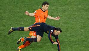 2010 - Spanien - Niederlande (1:0 n.V.): Mark van Bommel.