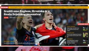 Vecernji list: "Der Fußball kommt nicht nach Hause, wie die Engländer proklamierten. Er bleibt zu Hause, in Kroatien! Wir kamen nach dem frühen Rückstand auf wundersame Weise zurück."