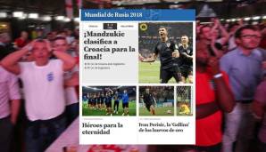 Mundo Deportivo: "Mandzukic qualifiziert Kroatien für das Finale. Ivan Perisic, die Henne, die die goldenen Eier legt."