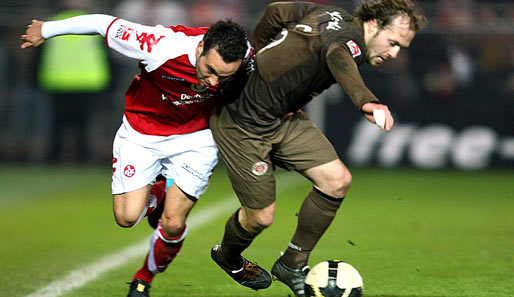 Das Hinspiel gewann der 1. FC Kaiserslautern mit 2:1 am Millerntor