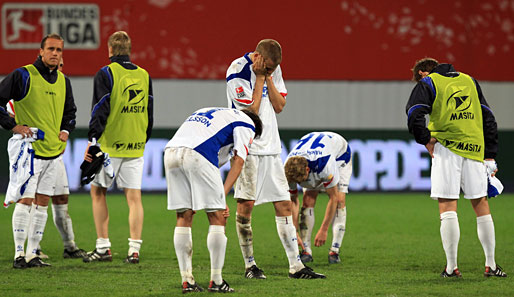 Hansa Rostock muss erstmals den bitteren Gang in die 3. Liga antreten