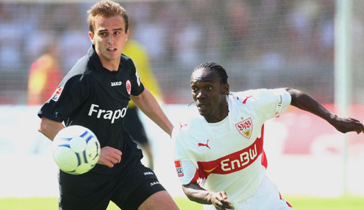 In 27 Bundesliga-Einsätzen für Eintracht Frankfurt erzielte Faton Toski (l.) drei Treffer