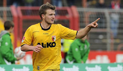 Stephan Hain traf in der vergangenen Saison in 16 Spielen insgesamt dreimal für den FC Augsburg
