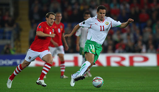 Dimitar Rangelow stand insgesamt 20-mal für die bulgarische Nationalmannschaft auf dem Feld